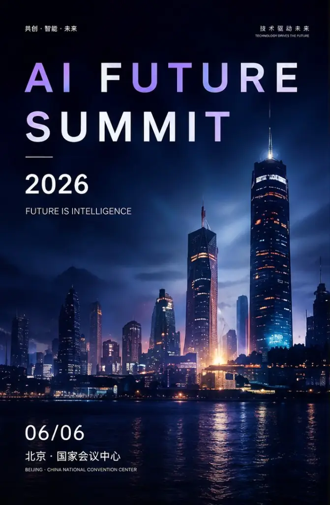 AI Future Summit 2026 活动海报示例